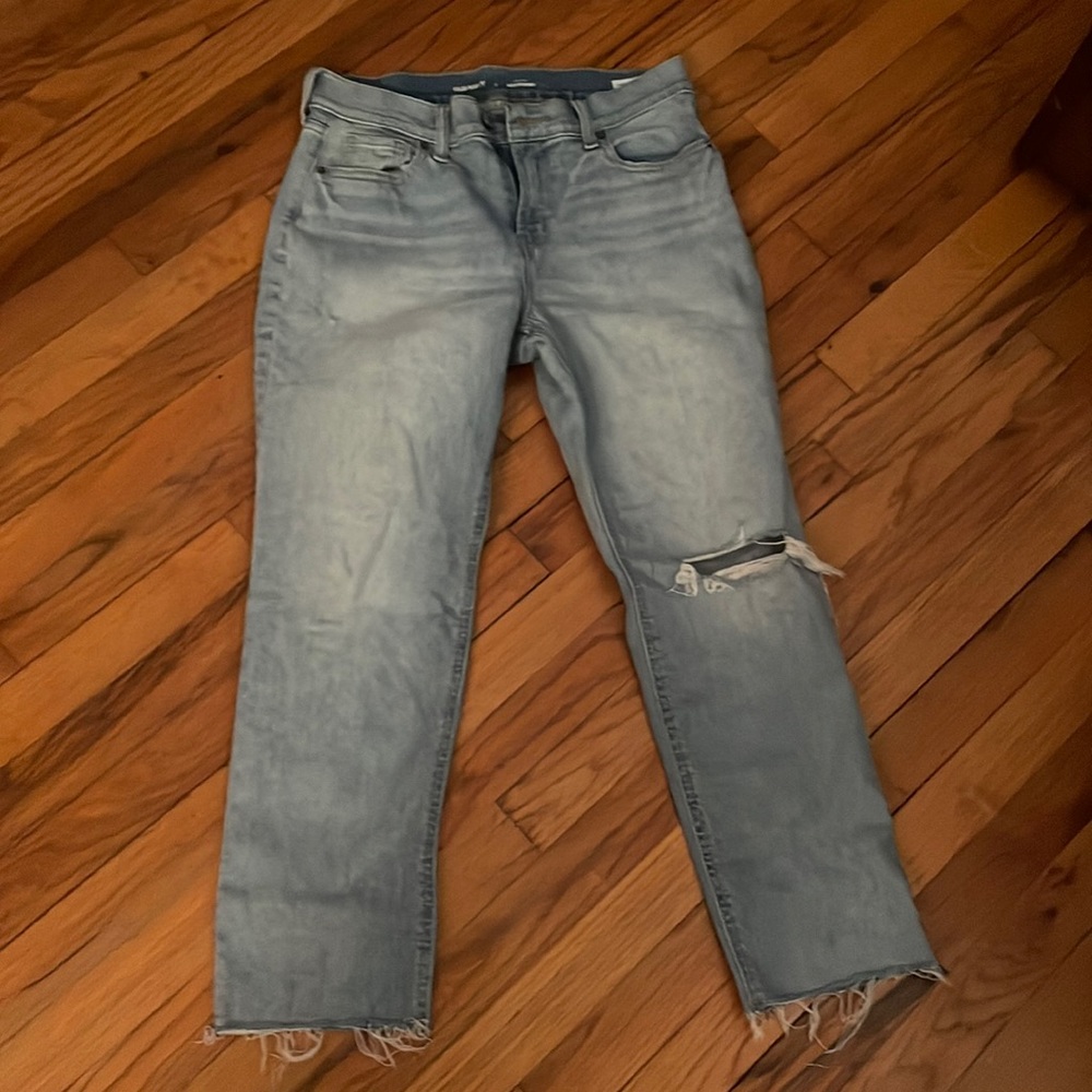 old navy/boyfriend jeans/size 2